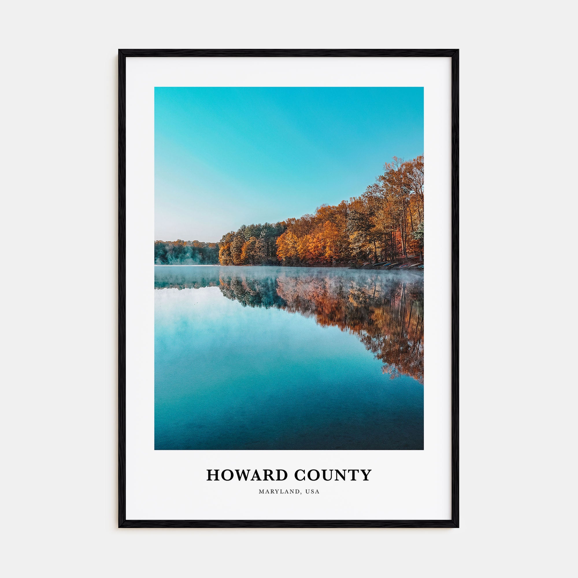 Howard County Portrait Color Poster