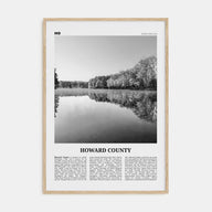 Howard County Travel B&W Poster