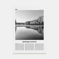 Howard County Travel B&W Poster