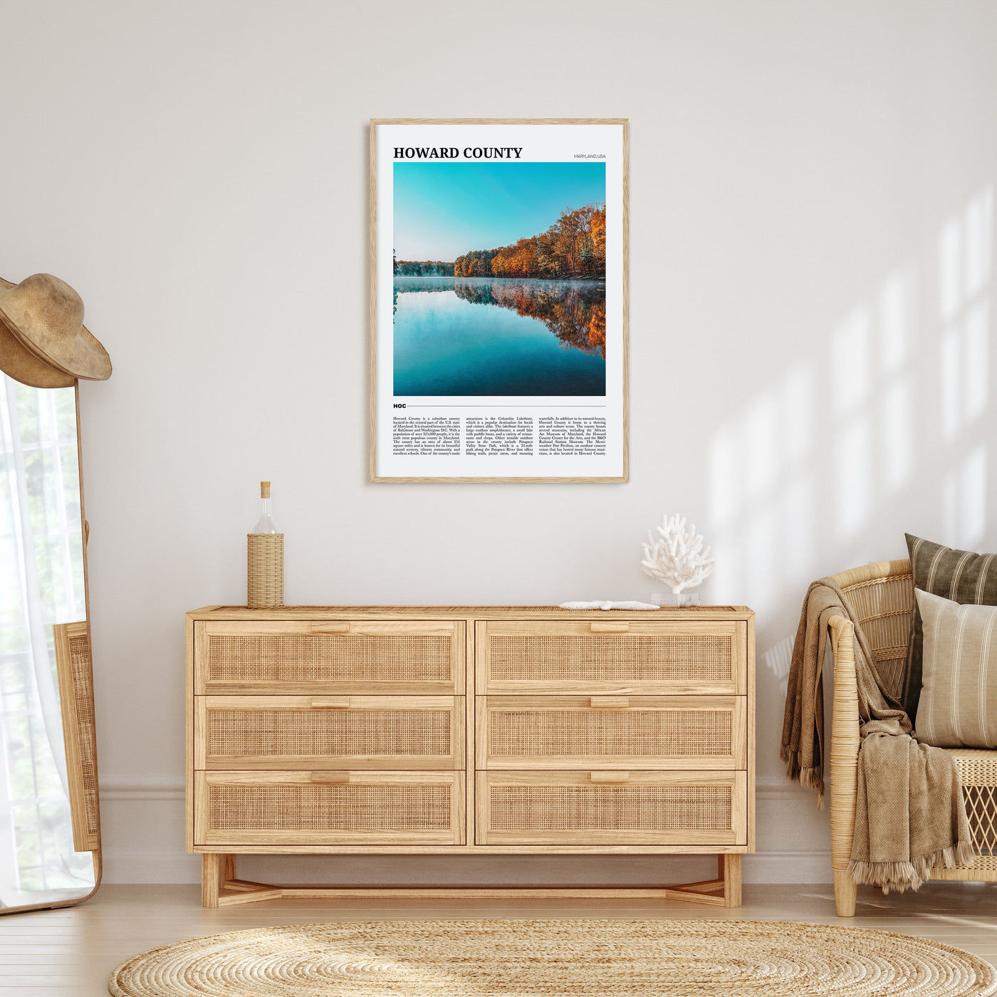 Howard County Travel Color Poster