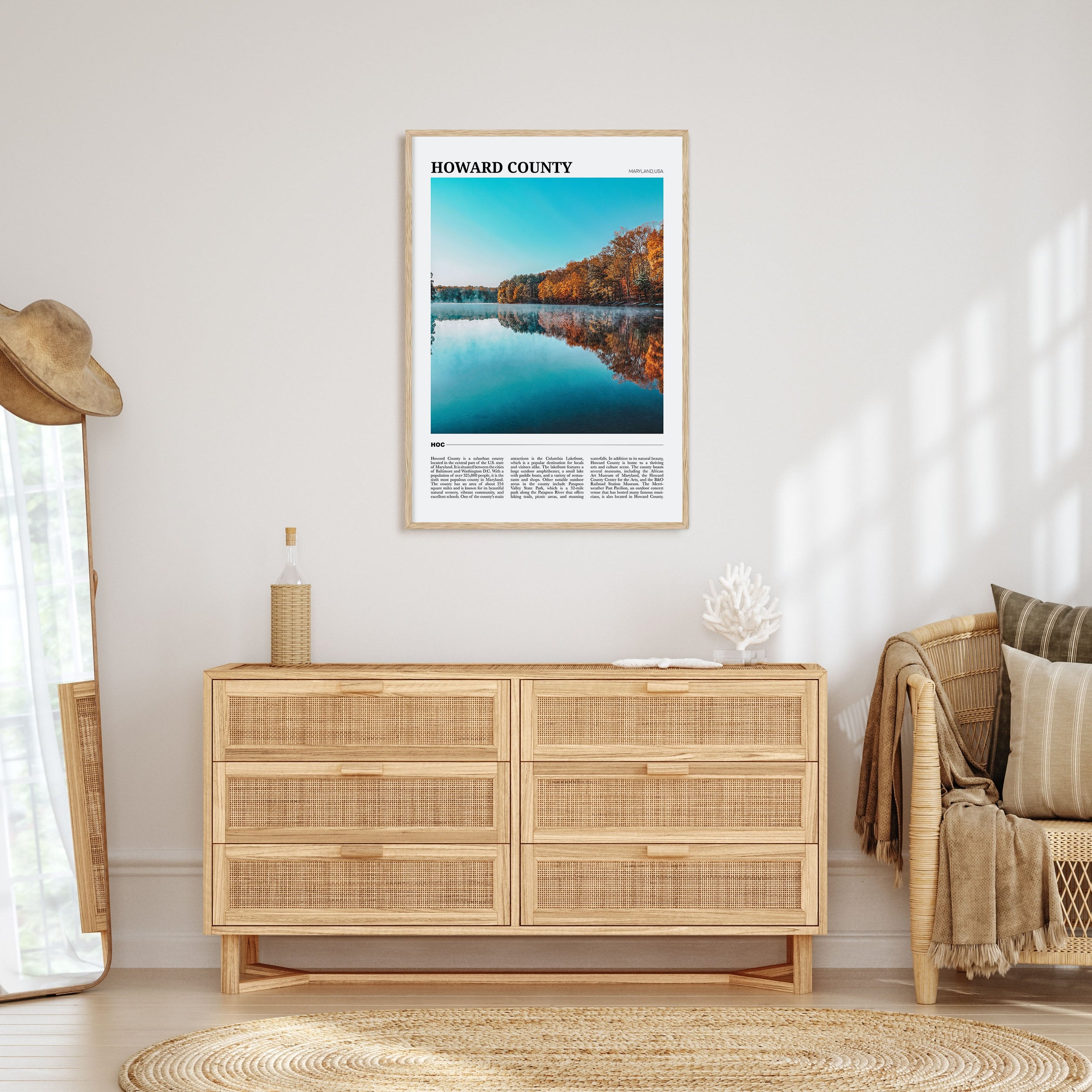 Howard County Travel Color Poster