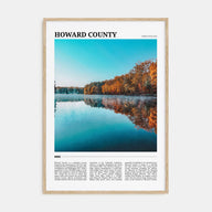 Howard County Travel Color Poster
