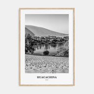 Huacachina Portrait B&W Poster