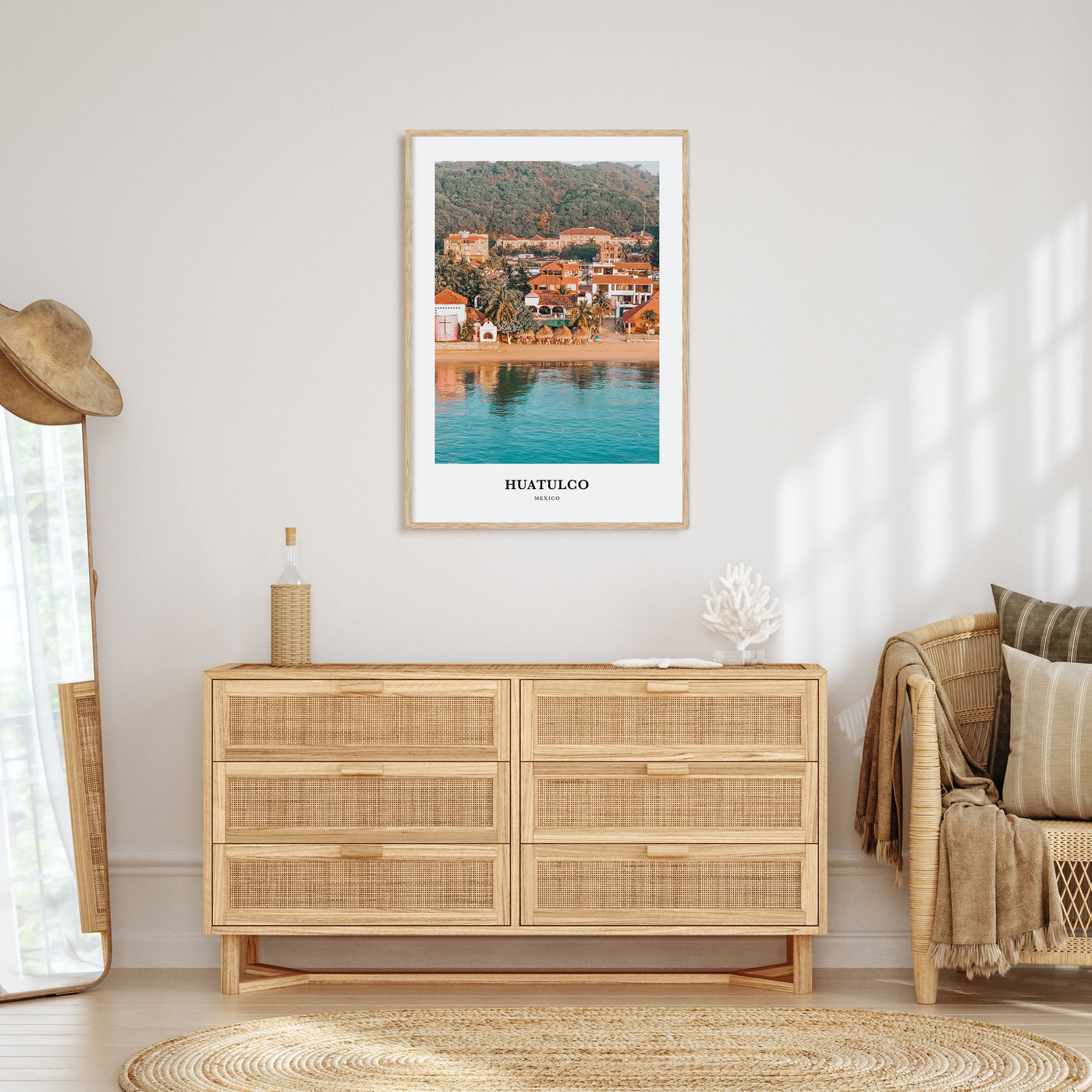 Huatulco Portrait Color Poster