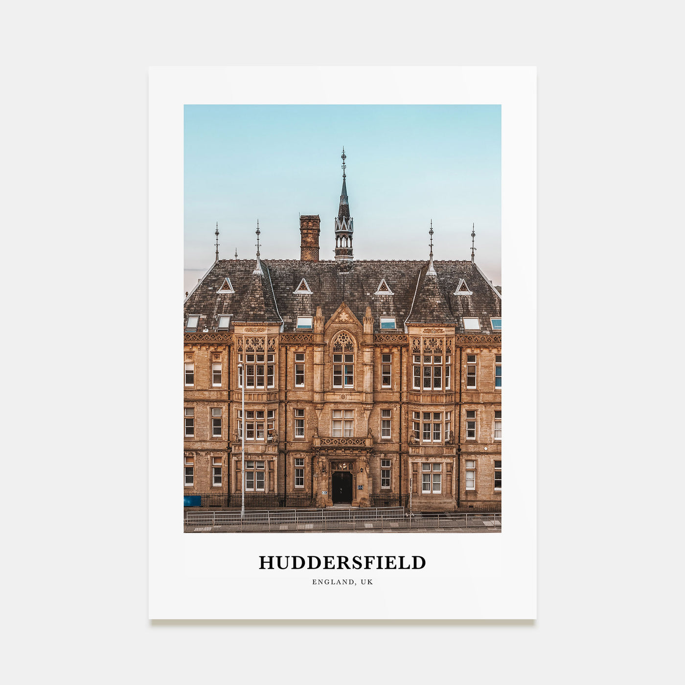 Huddersfield Portrait Color Poster