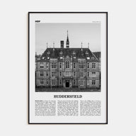 Huddersfield Travel B&W Poster