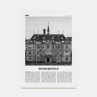 Huddersfield Travel B&W Poster