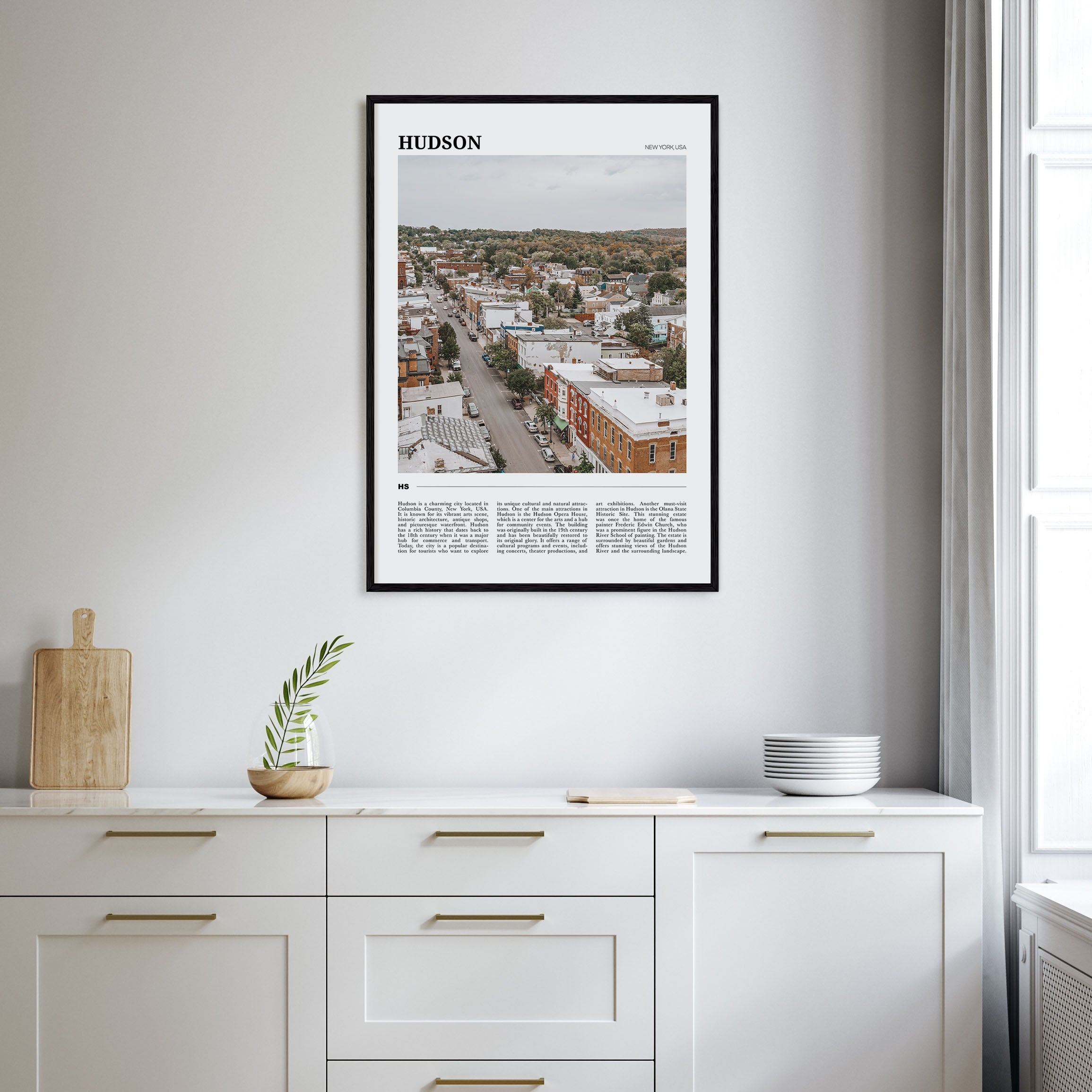 Hudson Travel Color Poster