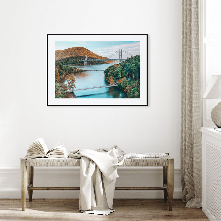 Hudson Valley Landscape Color Poster