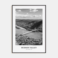 Hudson Valley Portrait B&W Poster