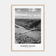 Hudson Valley Portrait B&W Poster