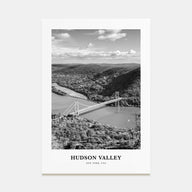 Hudson Valley Portrait B&W Poster