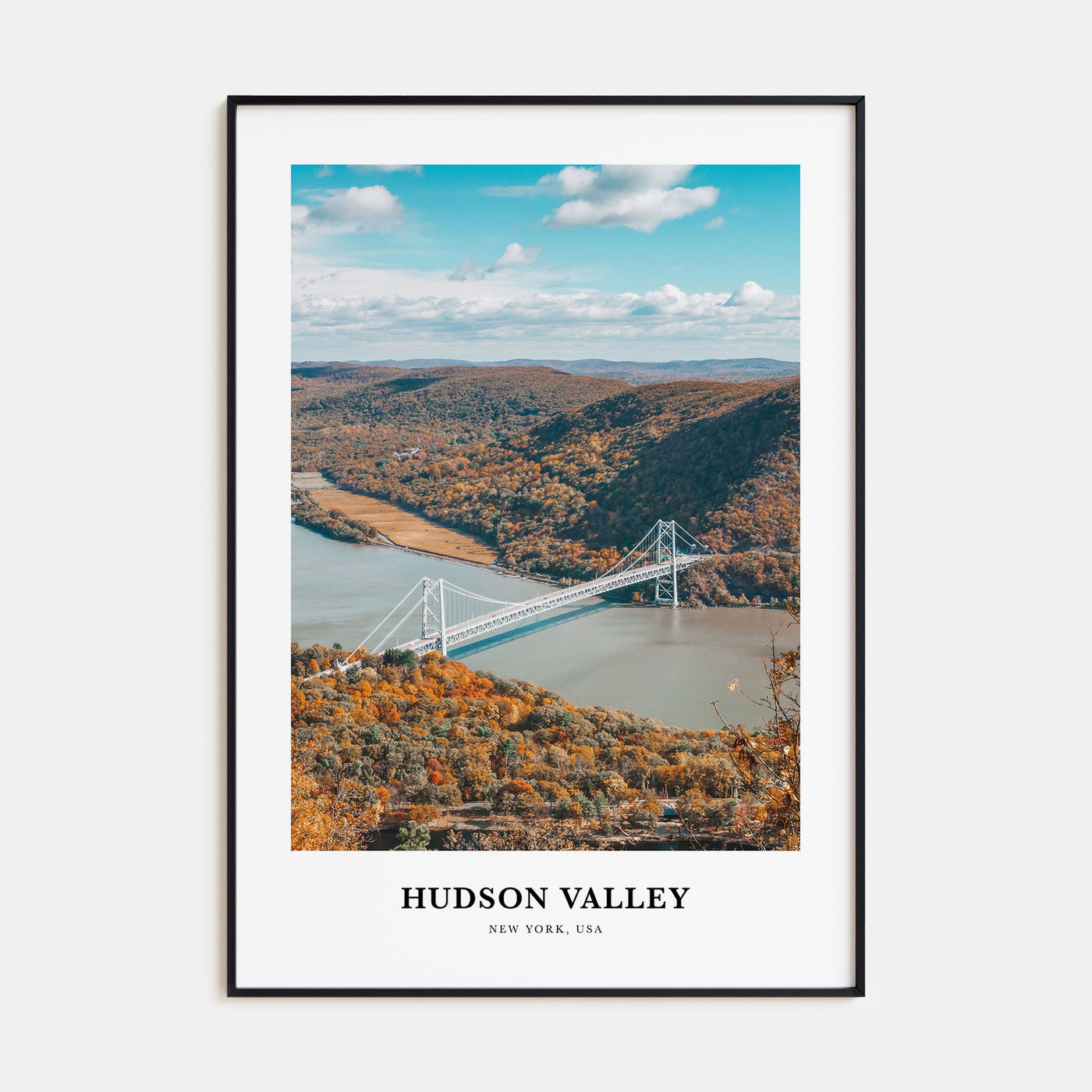 Hudson Valley Portrait Color Poster