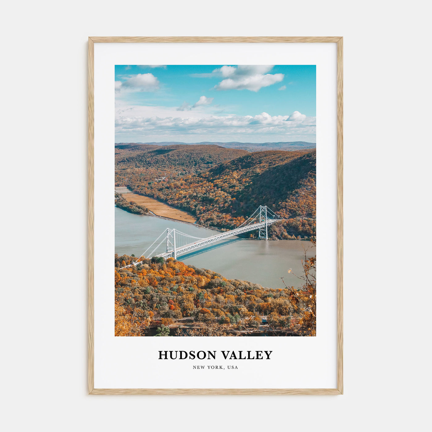 Hudson Valley Portrait Color Poster