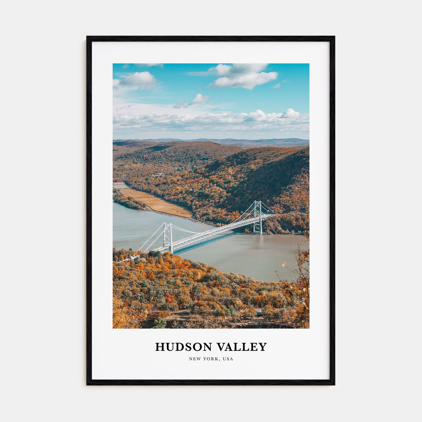 Hudson Valley Portrait Color Poster