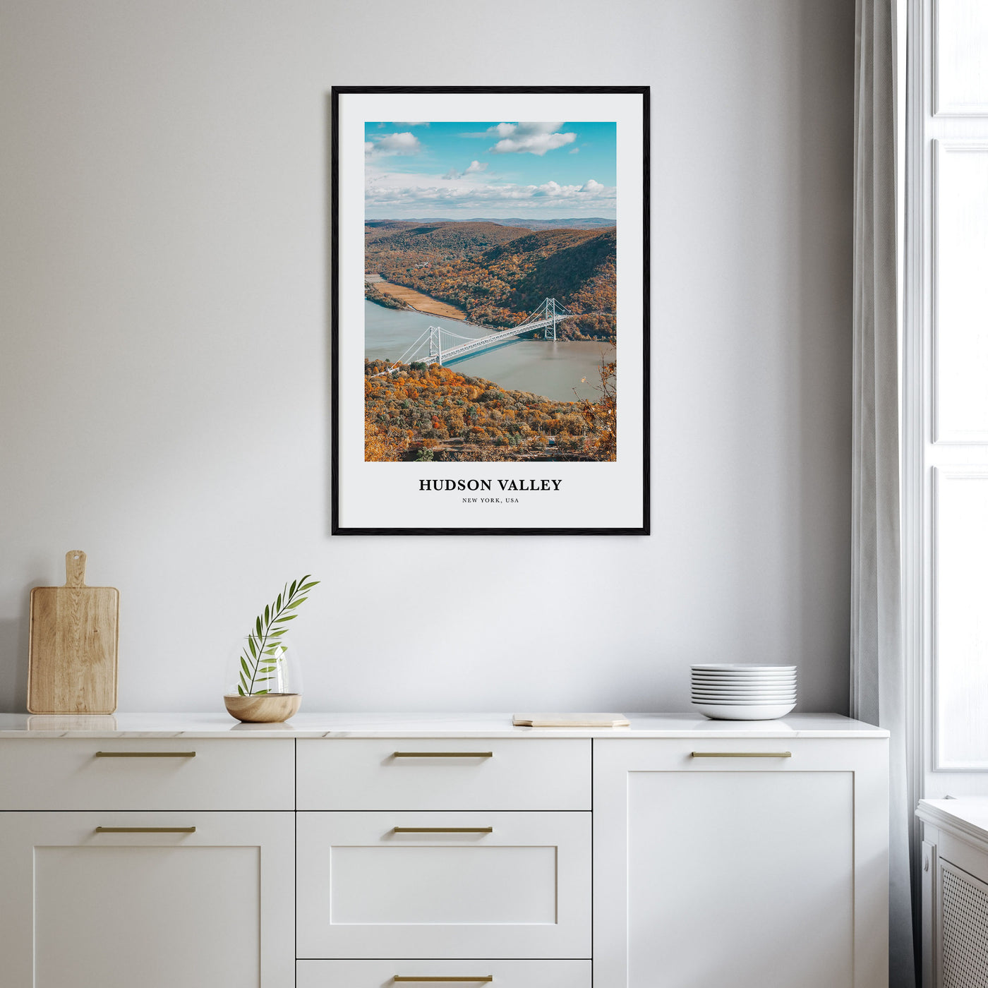 Hudson Valley Portrait Color Poster