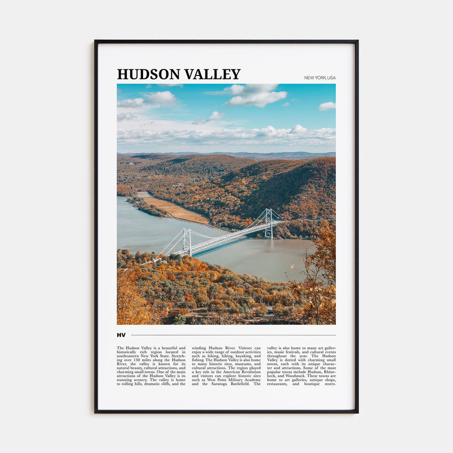 Hudson Valley Travel Color Poster