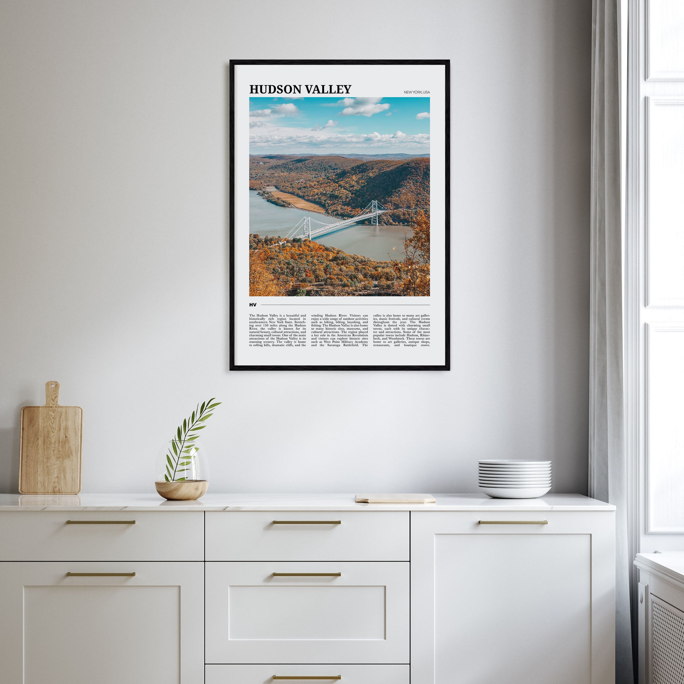 Hudson Valley Travel Color Poster