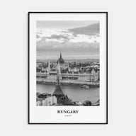 Hungary Portrait B&W Poster