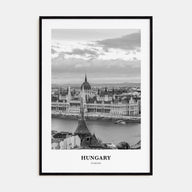 Hungary Portrait B&W Poster