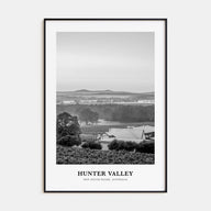 Hunter Valley Portrait B&W Poster