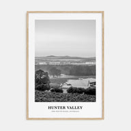 Hunter Valley Portrait B&W Poster