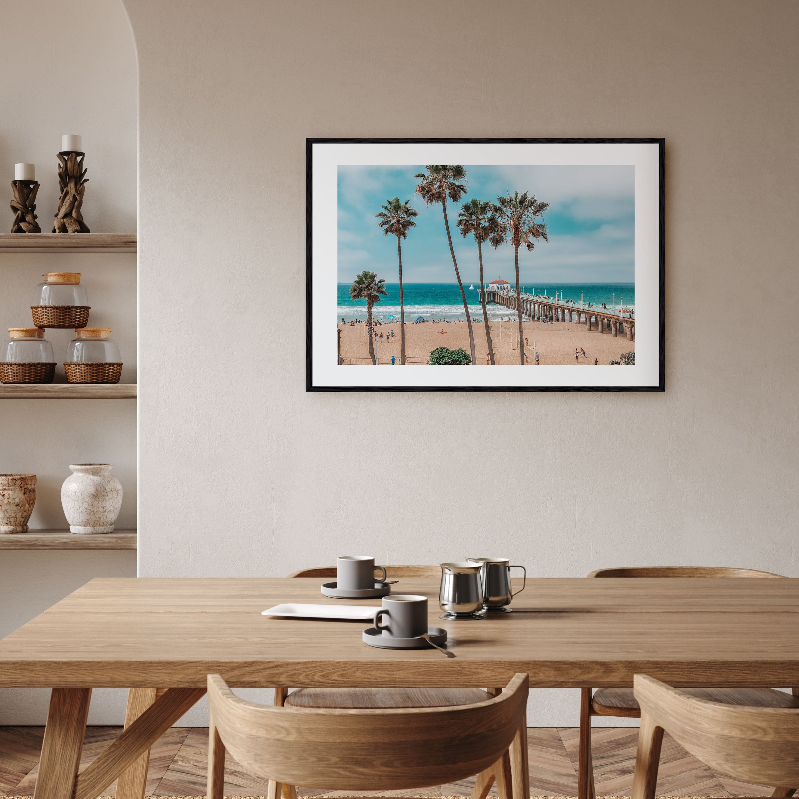 Huntington Beach Landscape Color Poster