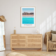 Huntington Beach Portrait Color Poster