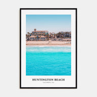 Huntington Beach Portrait Color Poster