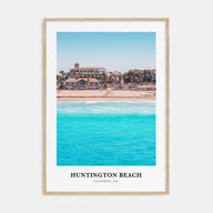 Huntington Beach Portrait Color Poster