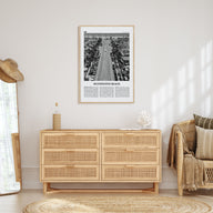 Huntington Beach Travel B&W No 3 Poster