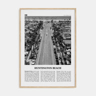 Huntington Beach Travel B&W No 3 Poster