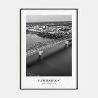 Huntington Portrait B&W Poster