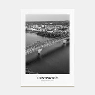 Huntington Portrait B&W Poster