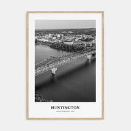 Huntington Portrait B&W Poster