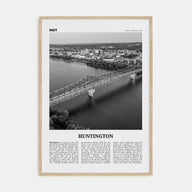 Huntington Travel B&W Poster