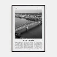 Huntington Travel B&W Poster