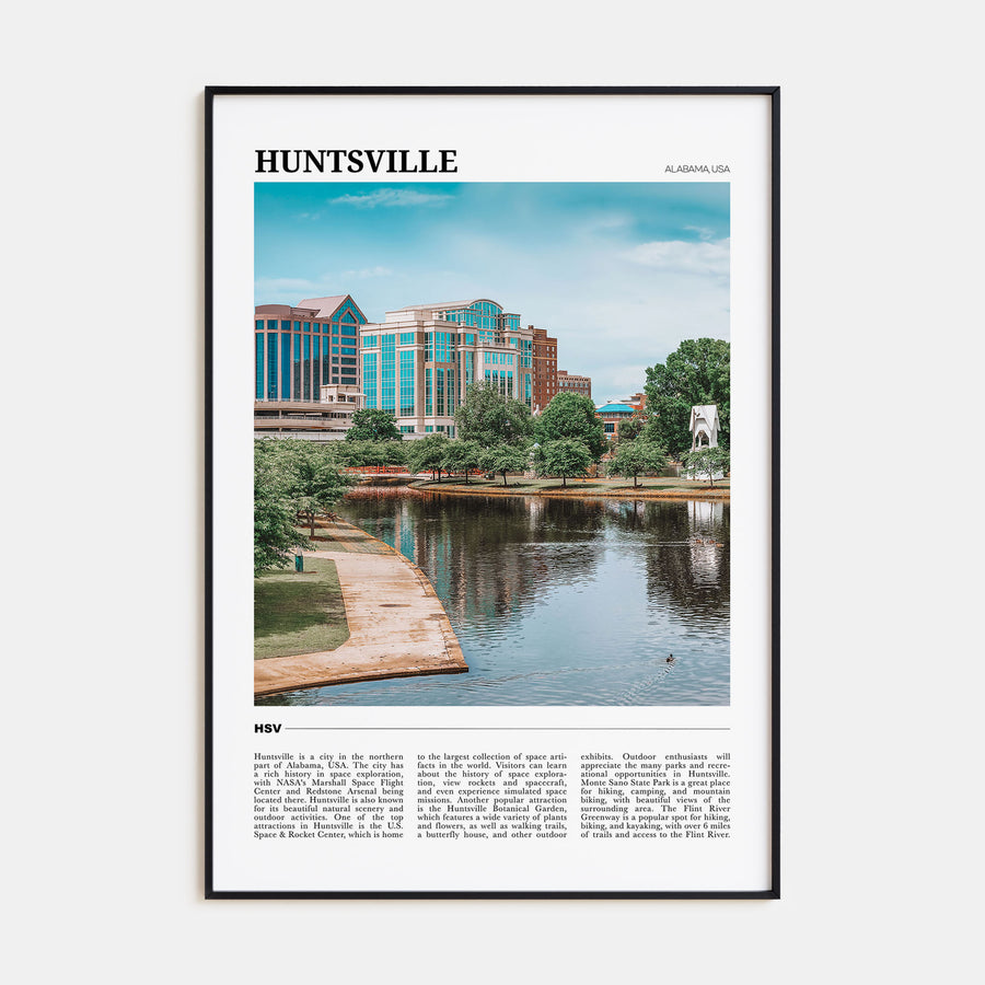 Huntsville Travel Color Poster