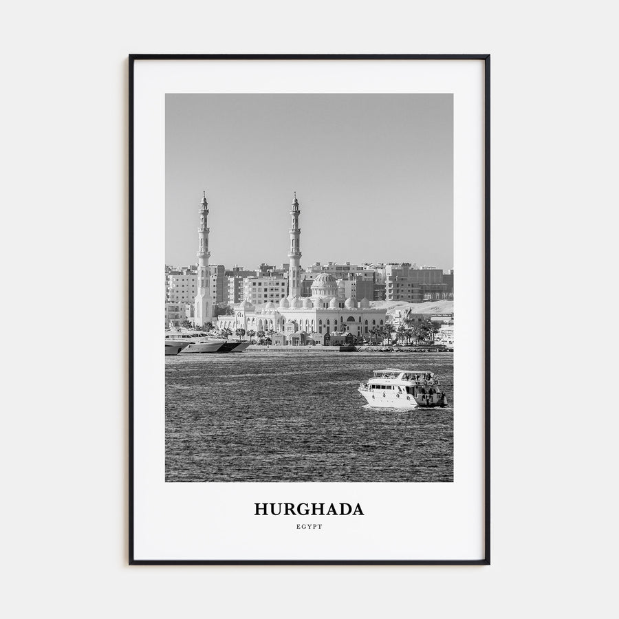Hurghada Portrait B&W Poster