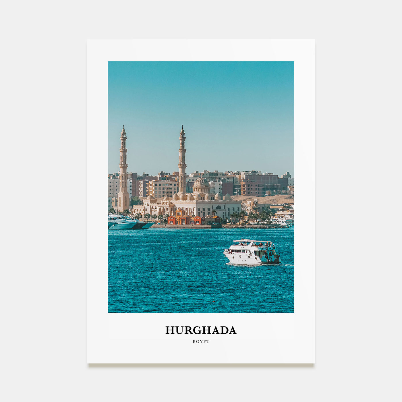 Hurghada Portrait Color Poster