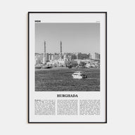 Hurghada Travel B&W Poster