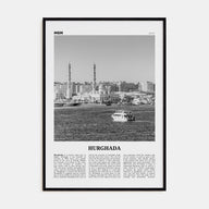 Hurghada Travel B&W Poster