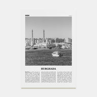 Hurghada Travel B&W Poster