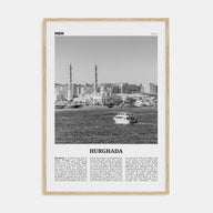 Hurghada Travel B&W Poster