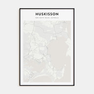 Huskisson Map Portrait Poster