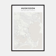 Huskisson Map Portrait Poster