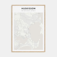 Huskisson Map Portrait Poster