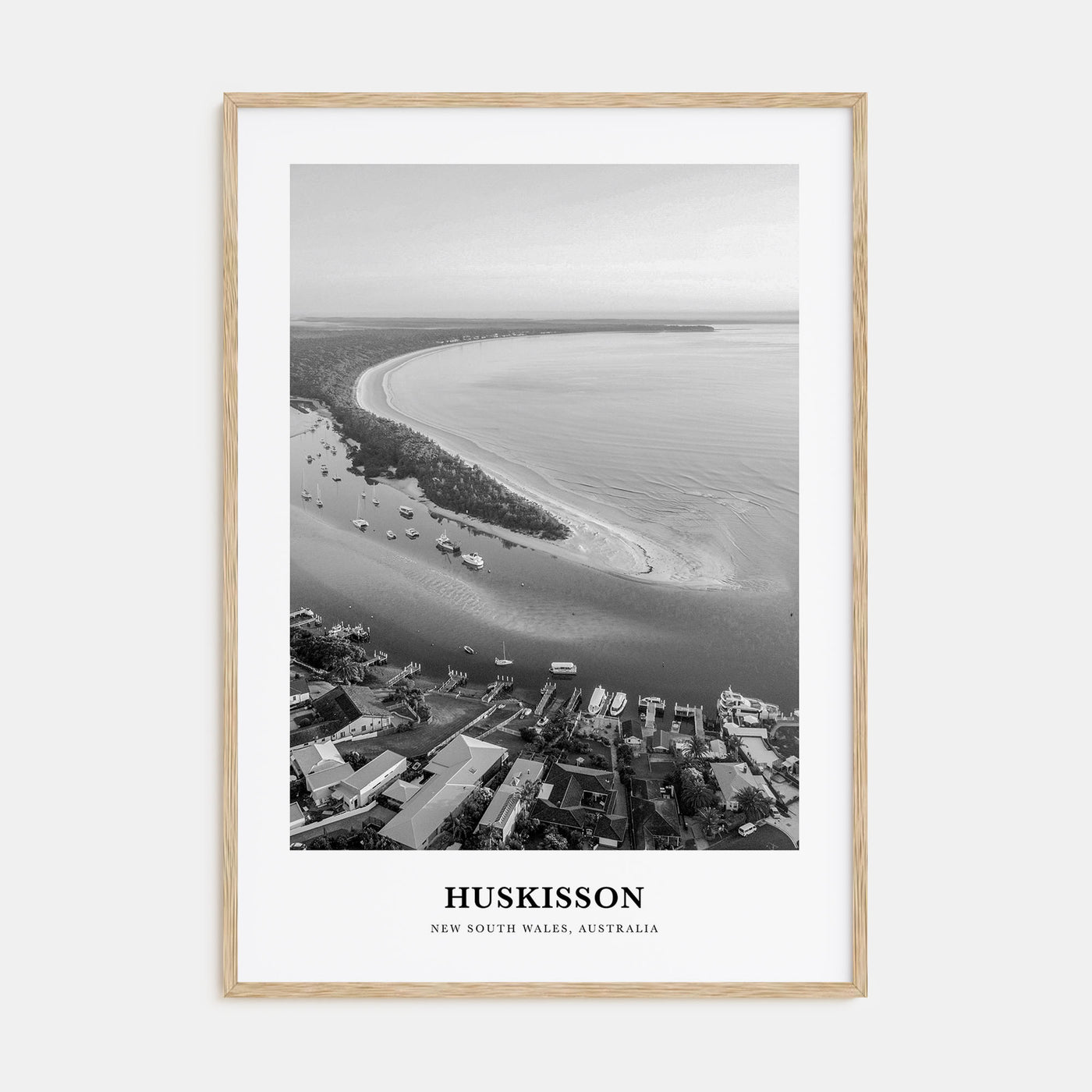 Huskisson Portrait B&W Poster