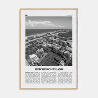 Hutchinson Island Travel B&W Poster