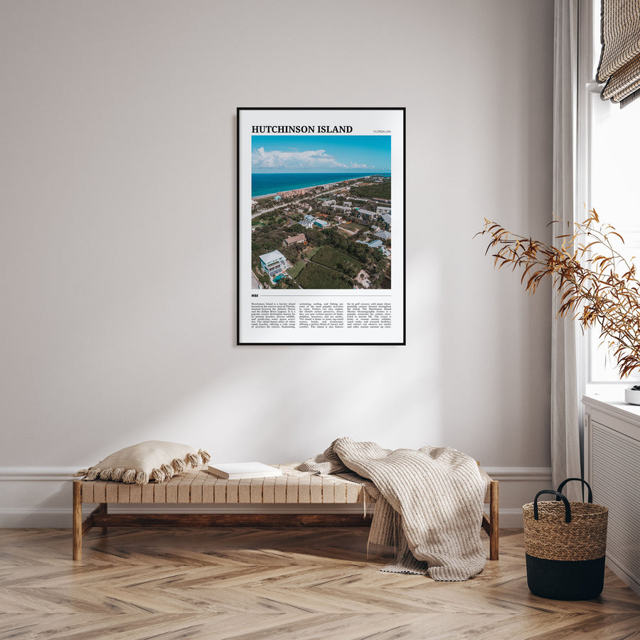 Hutchinson Island Travel Color Poster